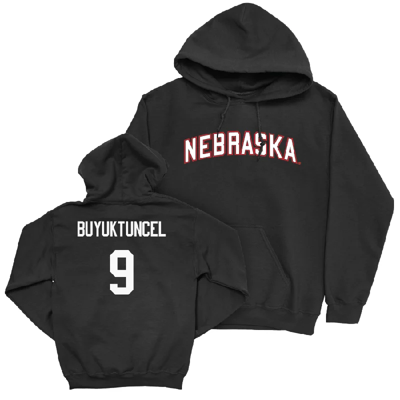 Men's Basketball Black Nebraska Hoodie  - Berke Buyuktuncel