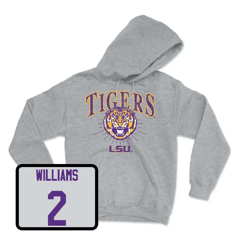 Men's Basketball Sport Grey Tigers Hoodie - Mike Williams