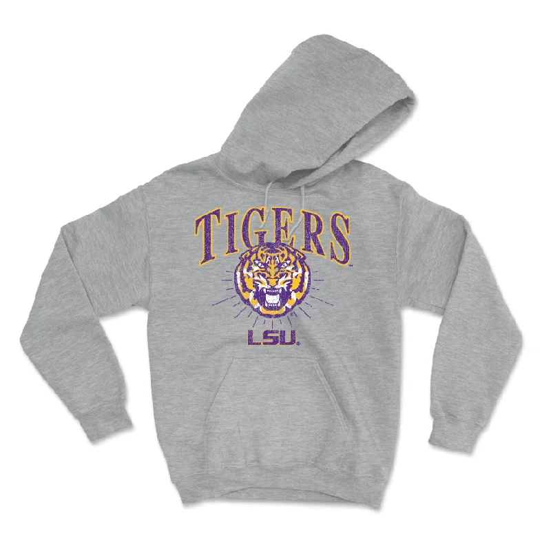 Men's Basketball Sport Grey Tigers Hoodie - Derek Fountain