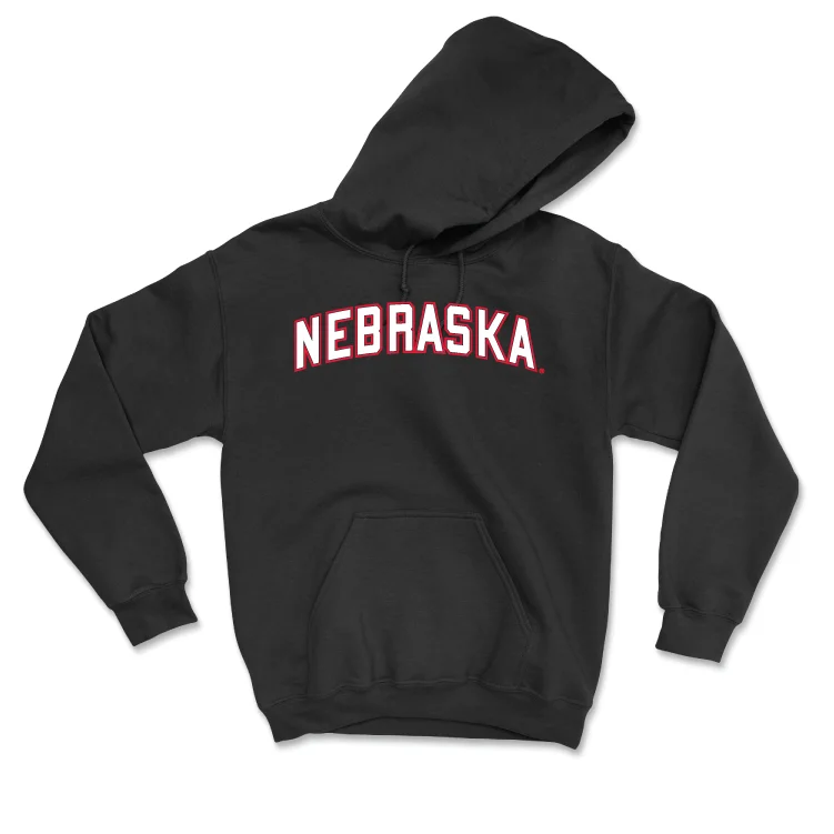 Women's Basketball Black Nebraska Hoodie - Allison Weidner