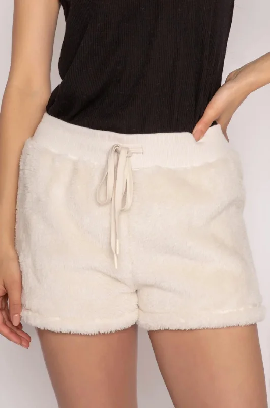 Lets Get Cozy Shorts In Stone