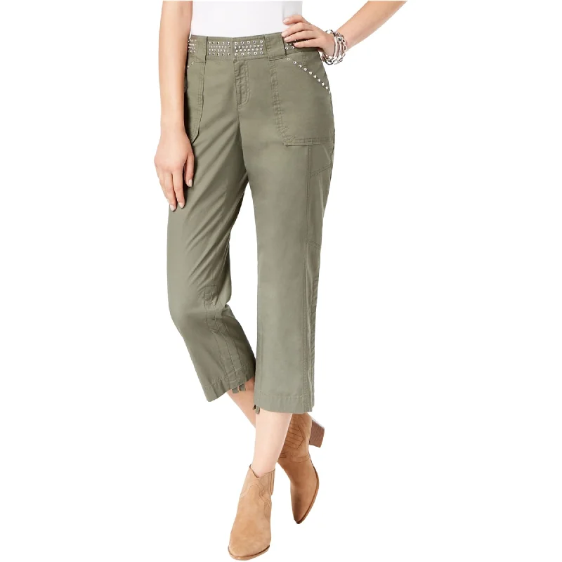 I-N-C Womens Studded Casual Cargo Pants