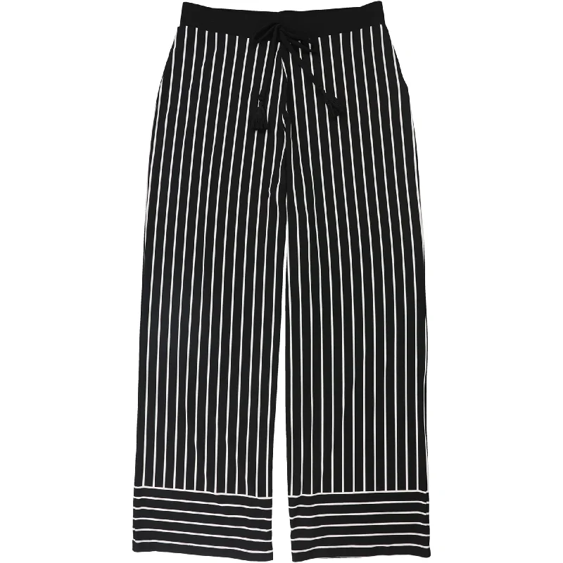 Alfani Womens Striped Casual Wide Leg Pants