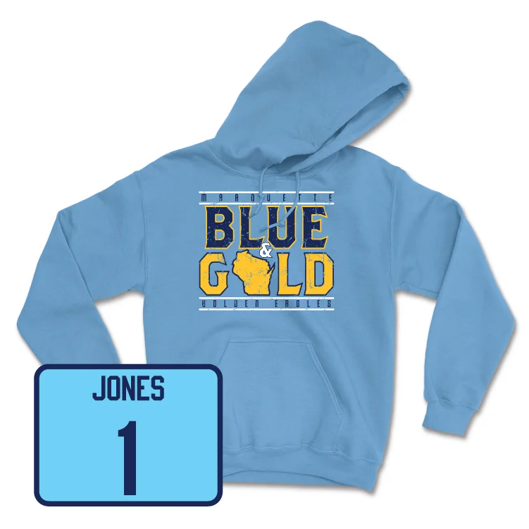 Championship Blue Men's Basketball State Hoodie - Kameron Jones