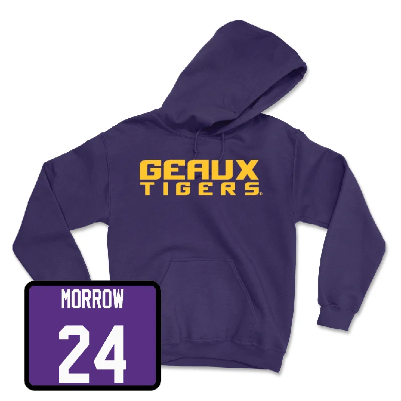 Women's Basketball Purple Geaux Hoodie - Aneesah Morrow