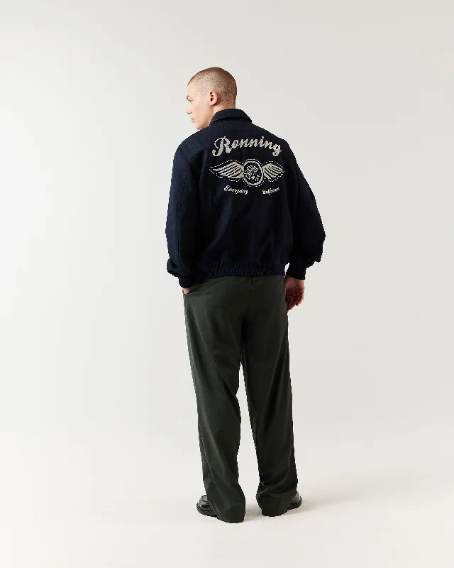 Blouson Jacket - Navy Blue