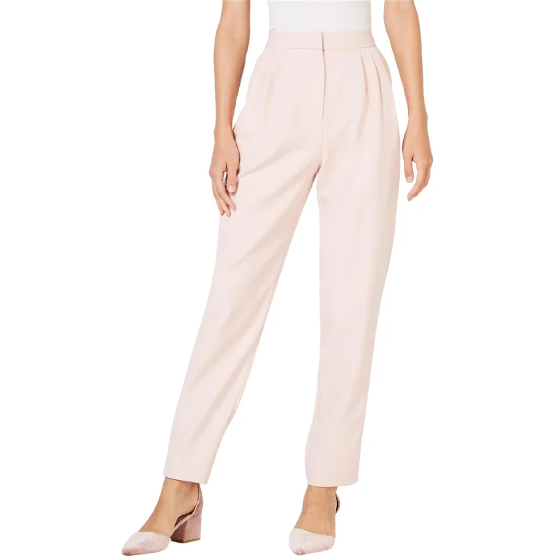 Leyden Womens Satin Striped Dress Pants