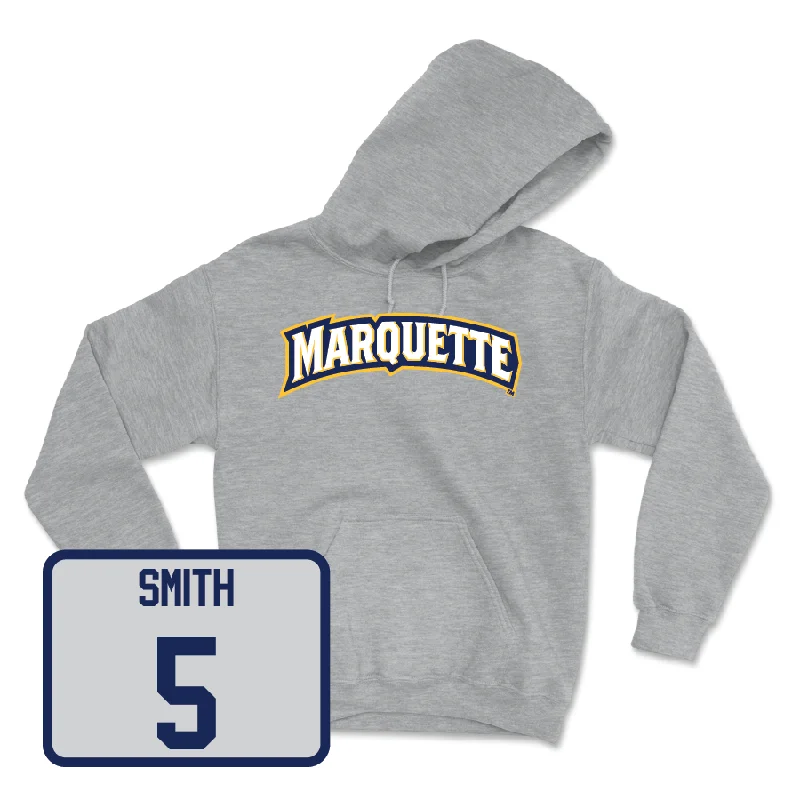 Sport Grey Women's Basketball Wordmark Hoodie  - Charia Smith