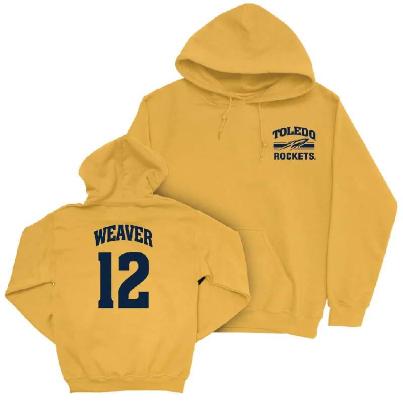 Toledo Women's Basketball Gold Victory Hoodie - Ella Weaver | #12