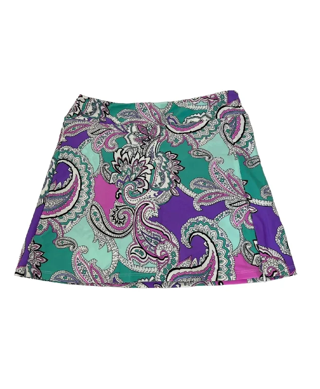 Morgan Skort In Paisley Maxi Seamist