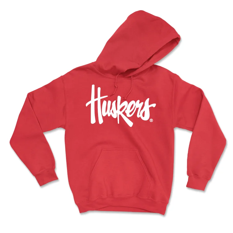 Red Women's Basketball Huskers Hoodie - Kendall Coley