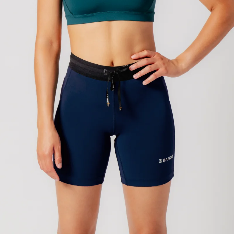 Stamina™ 7" Compression Short, Women's - NY Navy