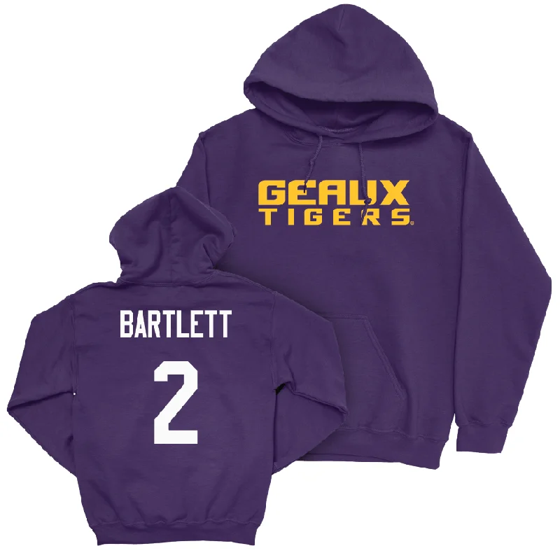 Women's Basketball Purple Geaux Hoodie - Amani Bartlett