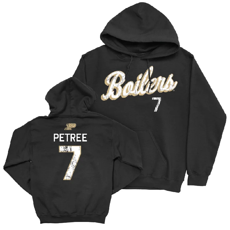 Women's Basketball Black Script Hoodie    - Mahrianna Petree