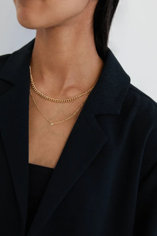 LAYERED CHAIN NECKLACE