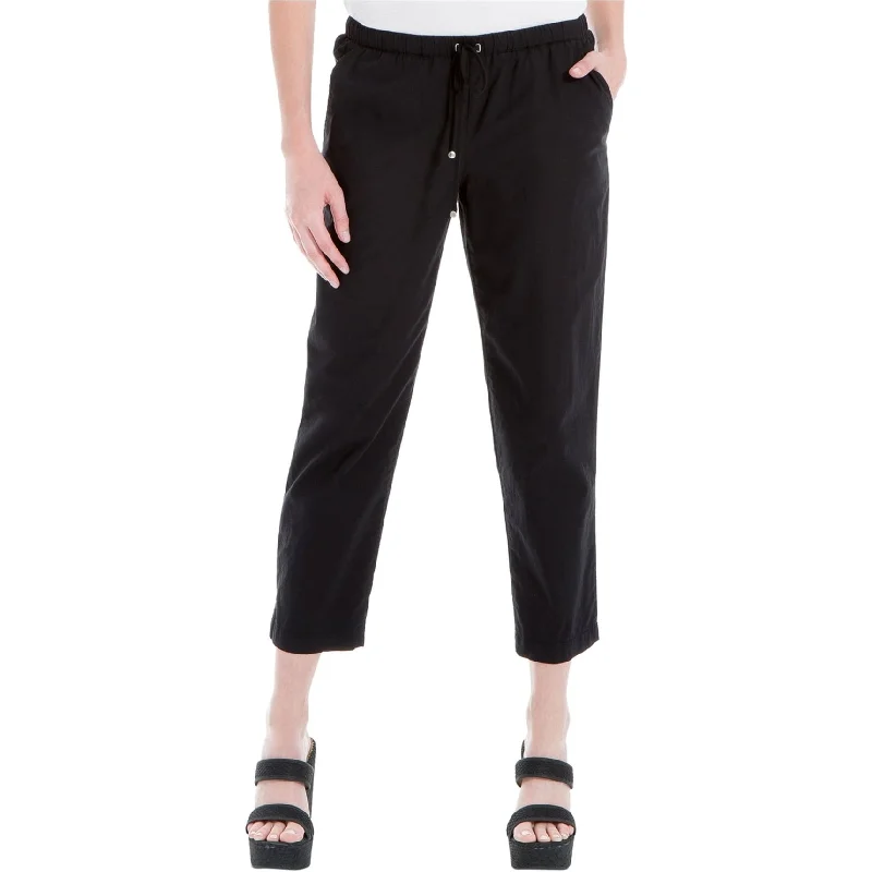 Max Studio London Womens Track Casual Cropped Pants