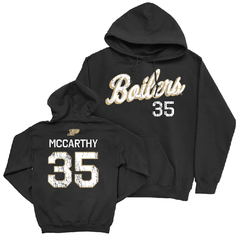 Women's Basketball Black Script Hoodie   - Lana McCarthy