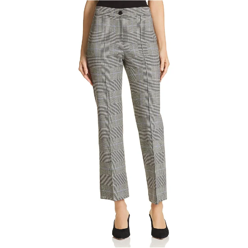 Theory Womens Windowpane Plaid Casual Cropped Pants