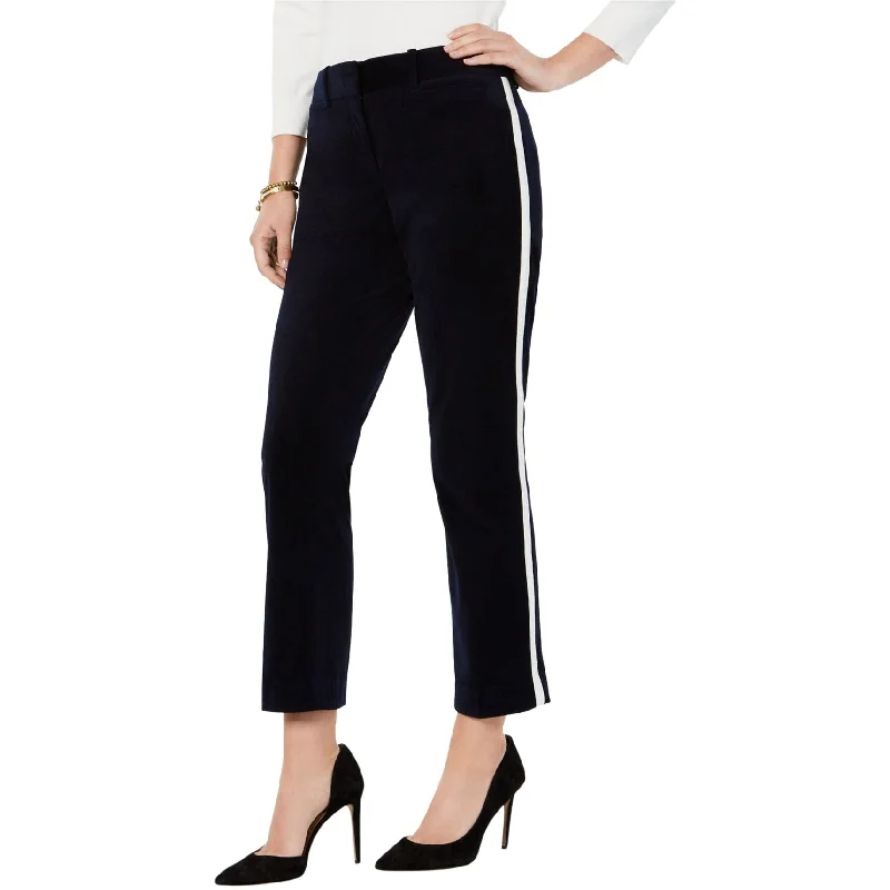 Tommy Hilfiger Womens Bristol Velour Casual Trouser Pants