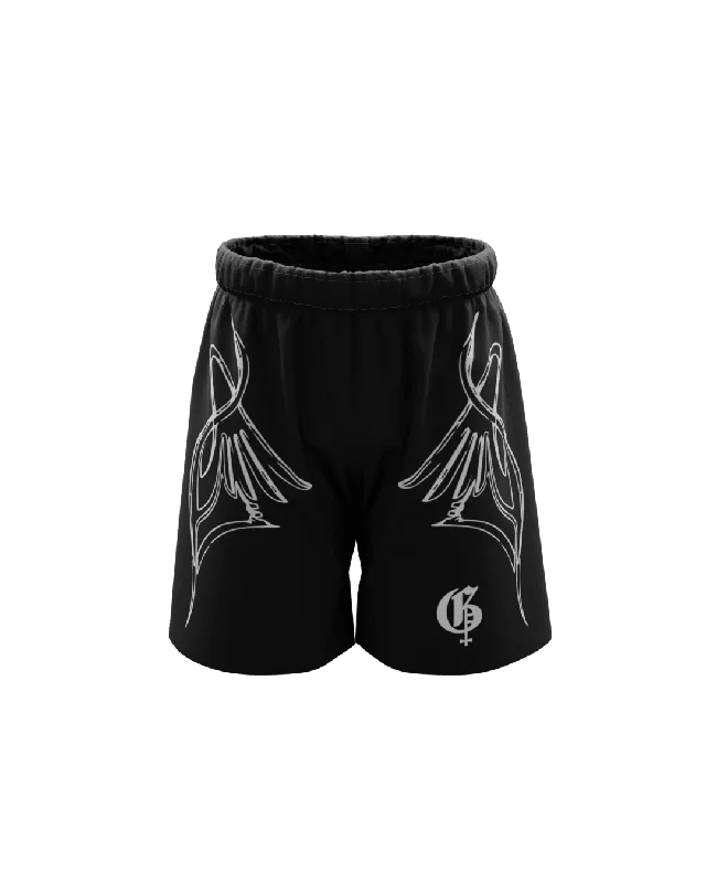 Karnage Unisex Black Shorts