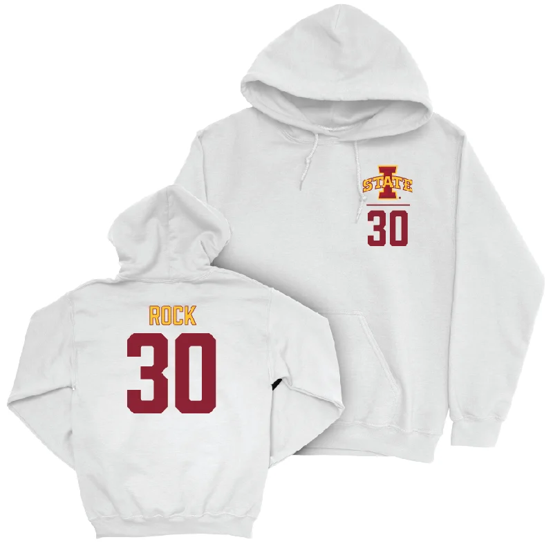 Iowa State Men's Basketball White Logo Hoodie - JT Rock