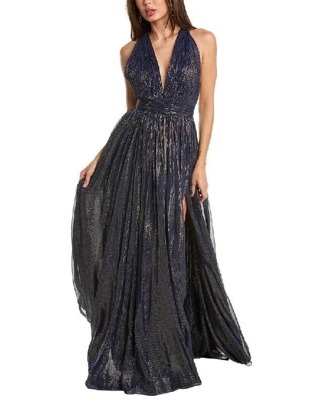 Michael Kors Collection Hutton Silk-Blend Gown