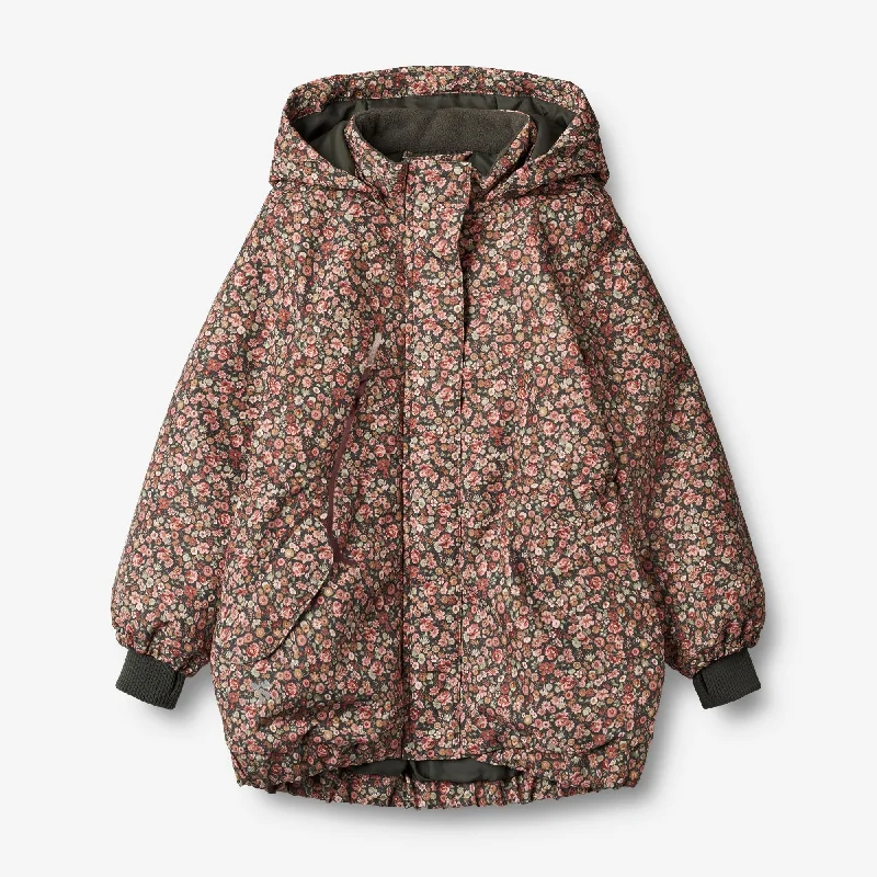 Jacket Tove Tech - raven wild flowers