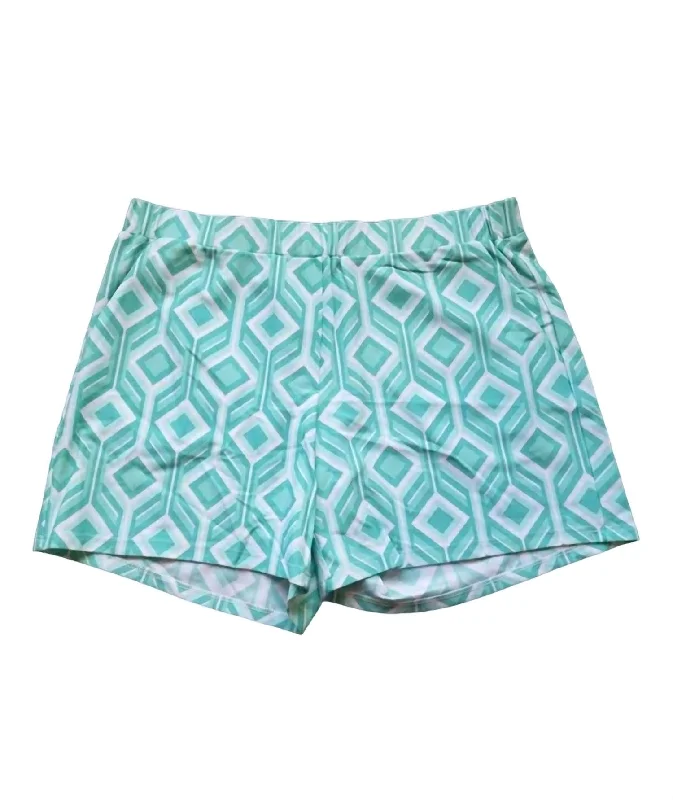 Women's Ariel Shorts In Trellis Trio Seamist