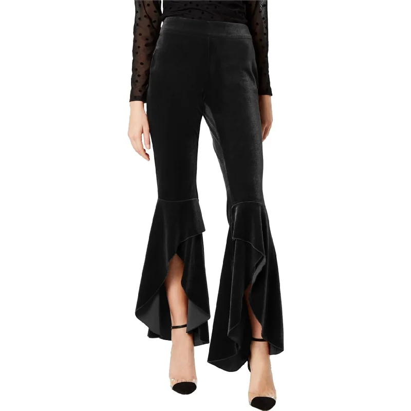 I-N-C Womens Velvet Casual Trouser Pants