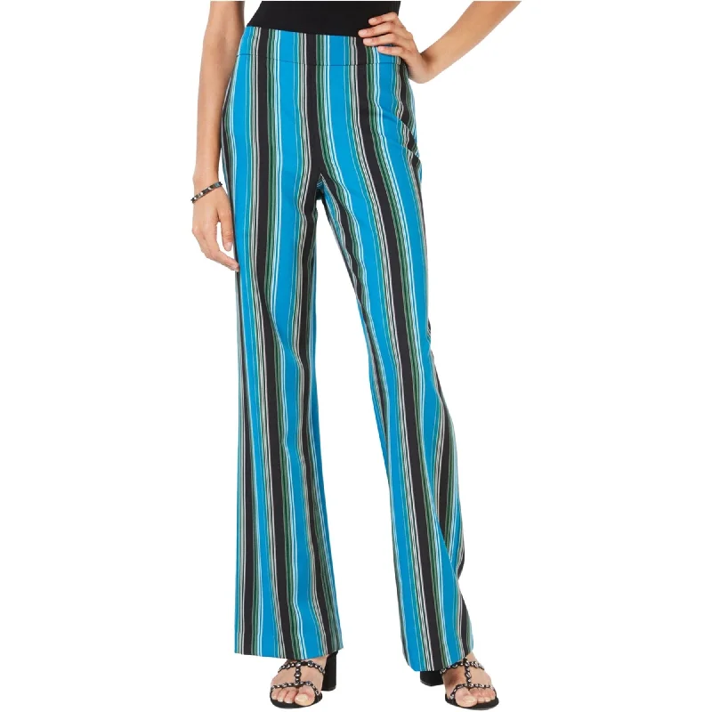 I-N-C Womens Striped Casual Wide Leg Pants