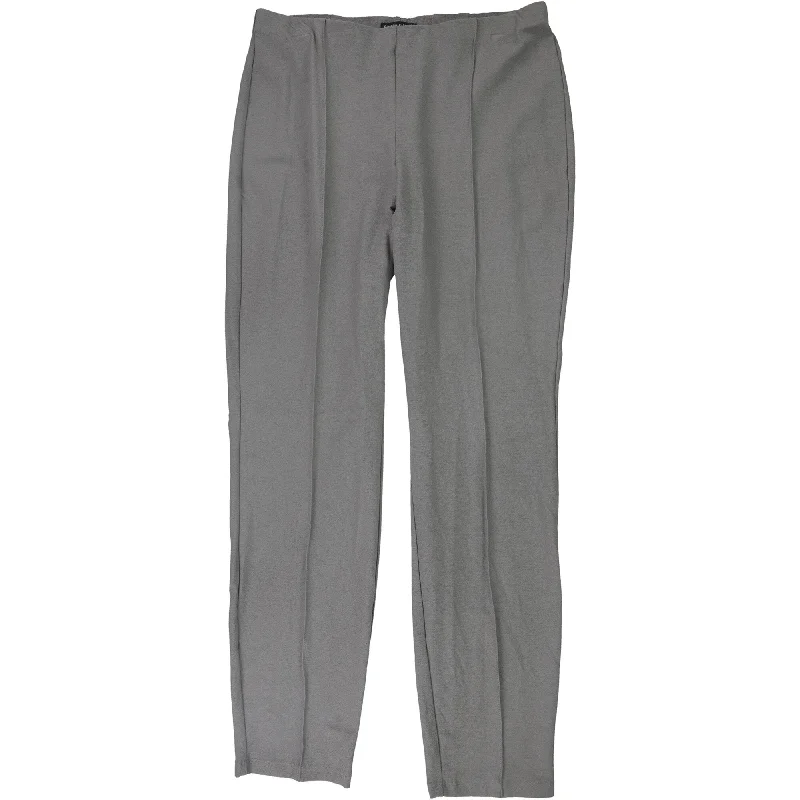 Eileen Fisher Womens Crepe Casual Trouser Pants, Grey, Small