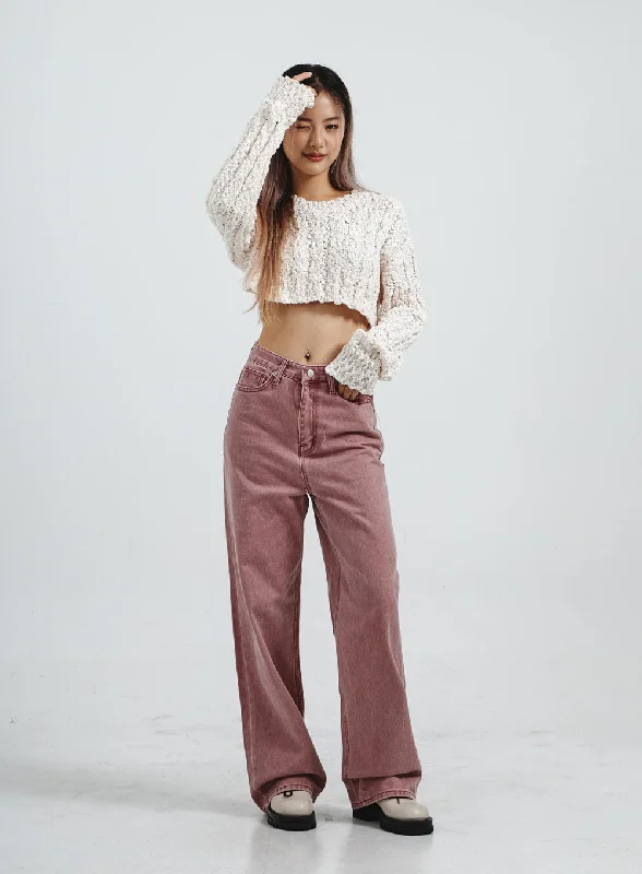 Loose Straight Wide Leg Pants CS30