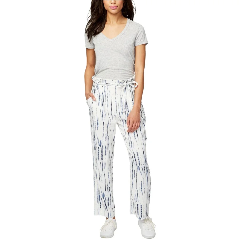 Rachel Roy Womens Printed Paper Bag Casual Trouser Pants