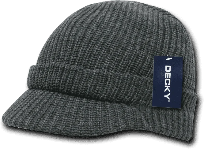 Decky 605 GI Jeep Cap - Heather Charcoal