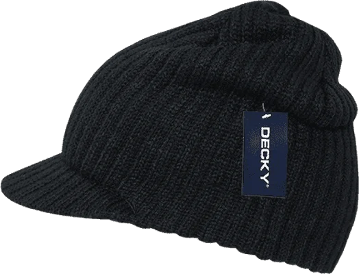 Decky 621 Campus Jeep Cap - Black