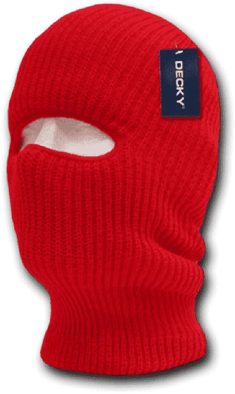 Decky 971 Face Mask 1 Hole Beanie - Red