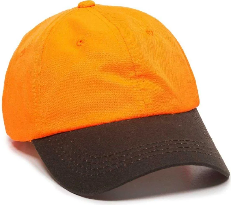 OC Sports 553IS Adjustable Cap that is Easily Visible - Blaze Dark Brown