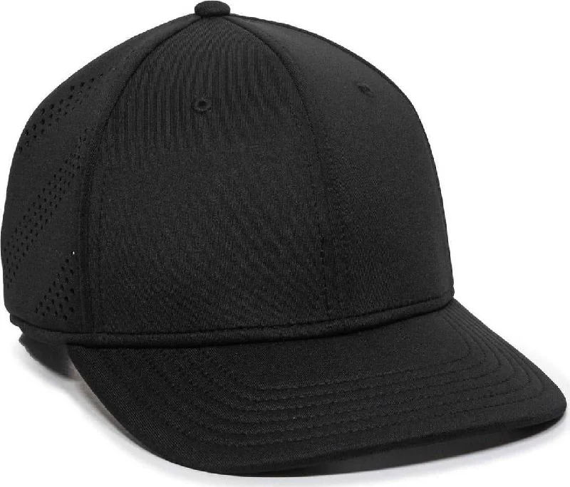 OC Sports AIR50 Proflex Adjustable Performance Cap - Black