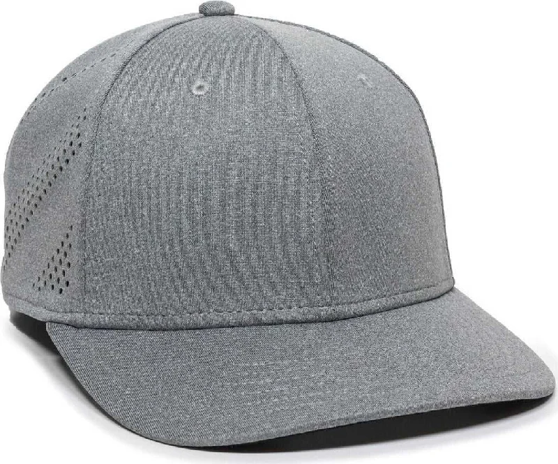 OC Sports AIR50 Proflex Adjustable Performance Cap - Heathered Gray