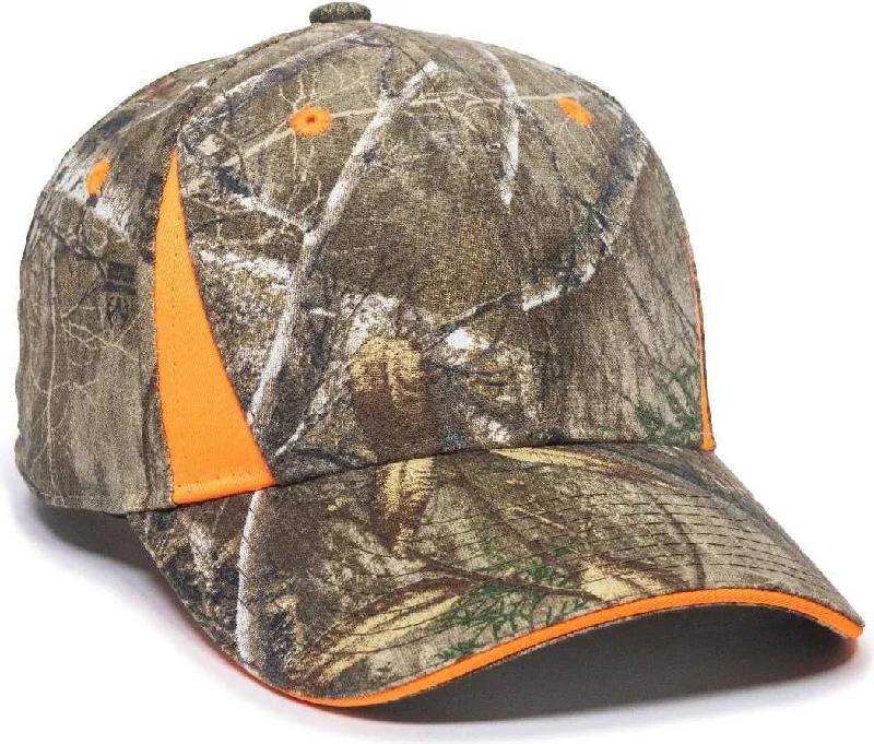 OC Sports CBI-305 Adjustable Cap that is Easily Visible - Realtree Edge  Blaze