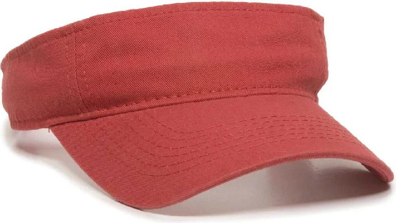 OC Sports GWTV-100  Adjustable Garment Washed Twill Visors - Nantucket