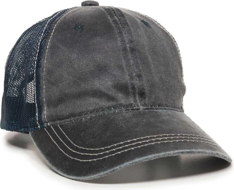 OC Sports HPD-610M Adjustable Mesh Back Cap - Navy