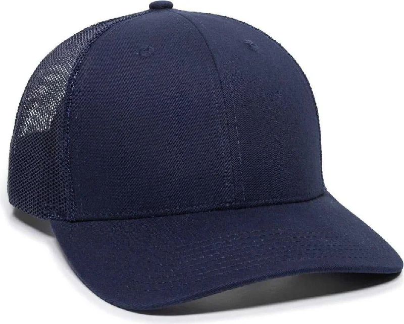 OC Sports OC771 Adjustable Mesh Back Cap - Navy