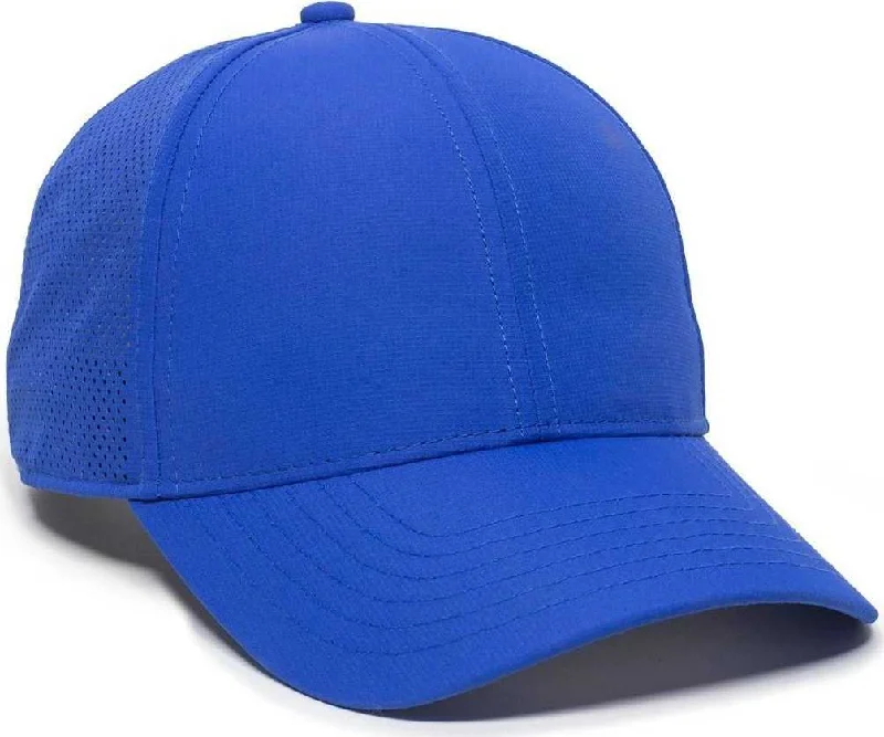 OC Sports OC803 Adjustable Mesh Back Solid Color Cap - Royal