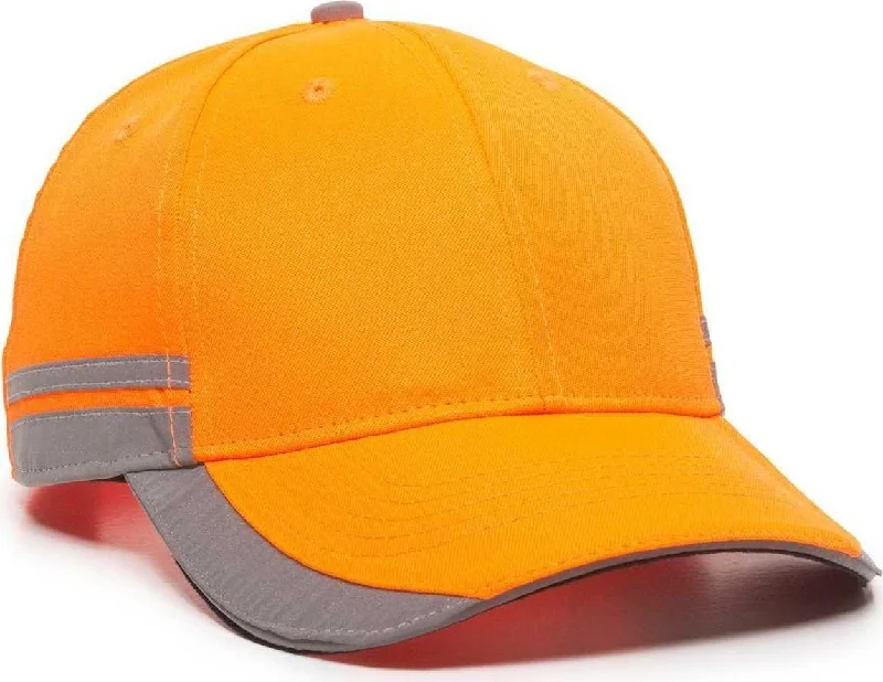 OC Sports SAF-201 Adjustable Cap that is Easily Visible - Blaze