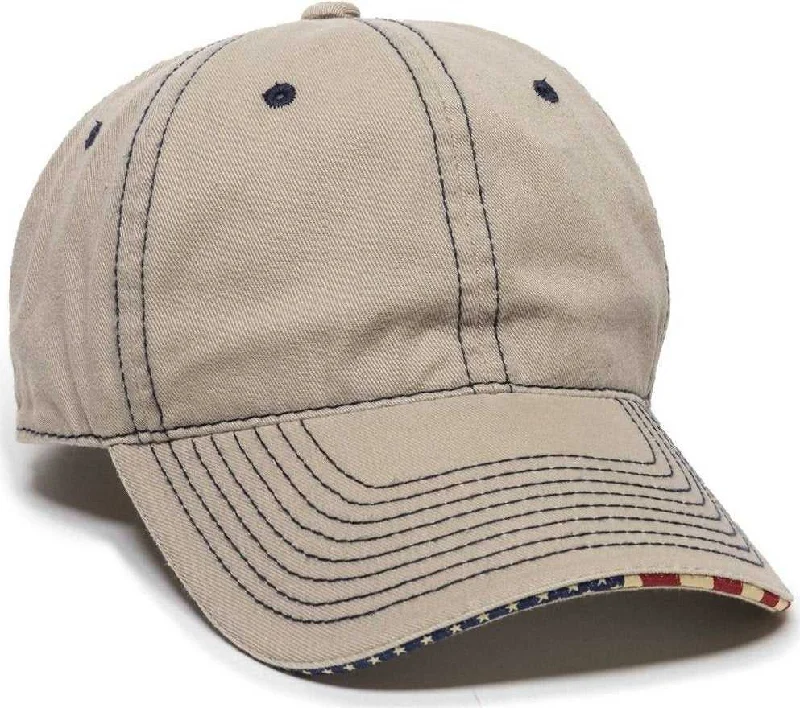 OC Sports USA-850 Adjustable Cap - Khaki