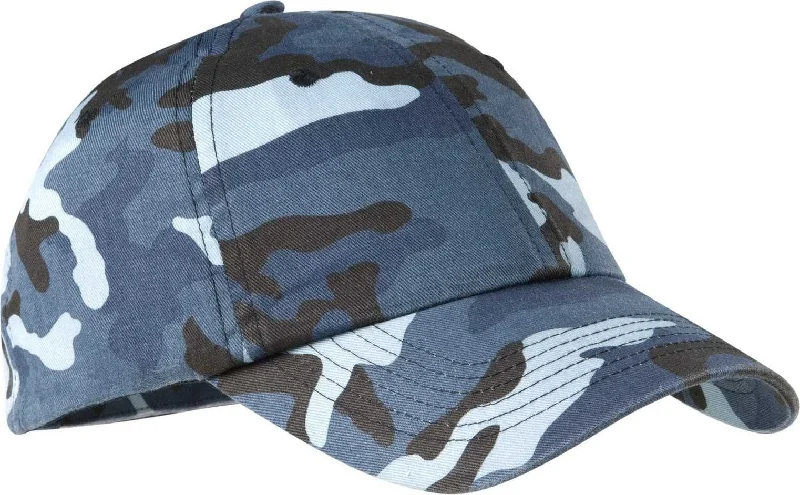 Port Authority C851 Camouflage Cap - Navy Camo