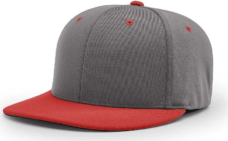 Richardson PTS20 Pulse R-Flex Cap - Charcoal Red