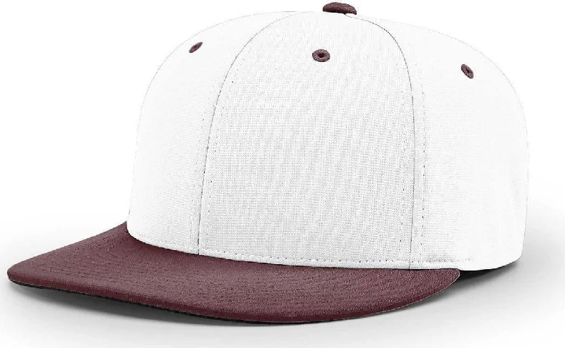 Richardson PTS20 Pulse R-Flex Cap - White Maroon