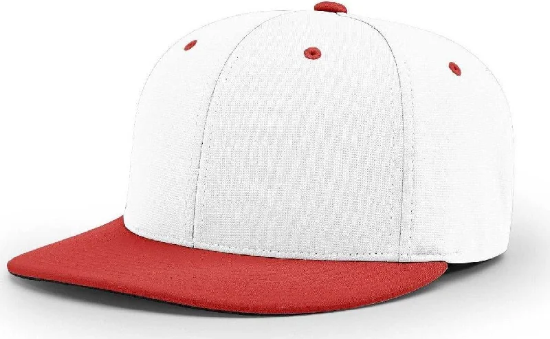 Richardson PTS20 Pulse R-Flex Cap - White Red Comb